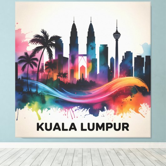 Malaysie Leinwanddruck (Insitu (Holzboden))