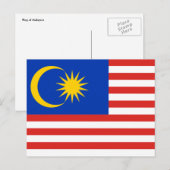 Malaysie Postkarte (Vorne/Hinten)