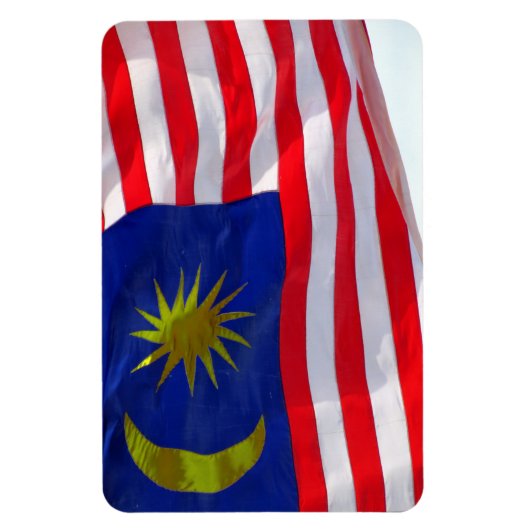Malaysienflagge Magnet (Vertikal)