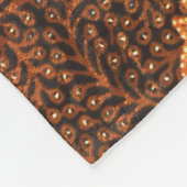 Malaysisch-indonesische Batik Art Beauty Fleecedecke (Ecke)