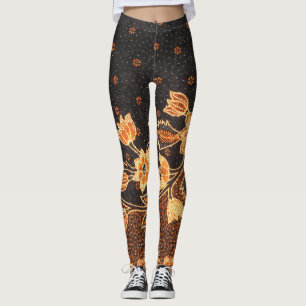 Malaysisch-indonesische Batik Art Beauty Leggings