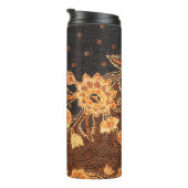 Malaysisch-indonesische Batik Art Beauty Thermosbecher (Nach rechts gedreht)