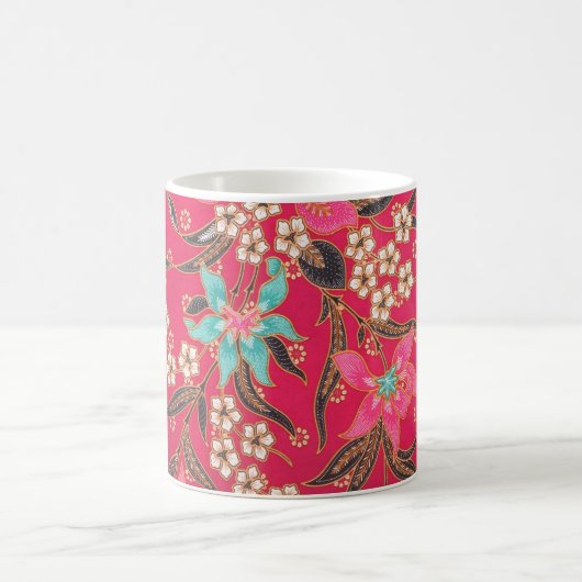 Malaysisch-indonesische Batik Art Pattern Kaffeetasse (Mittel)