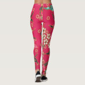 Malaysisch-indonesische Batik Art Pattern Leggings (Rückseite)