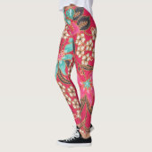 Malaysisch-indonesische Batik Art Pattern Leggings (Links)