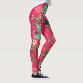 Malaysisch-indonesische Batik Art Pattern Leggings (Rechts)