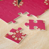 Malaysisch-indonesische Batik Art Pattern Puzzle (Seite)