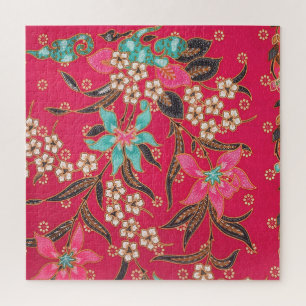 Malaysisch-indonesische Batik Art Pattern Puzzle