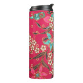 Malaysisch-indonesische Batik Art Pattern Thermosbecher (Nach links gedreht)
