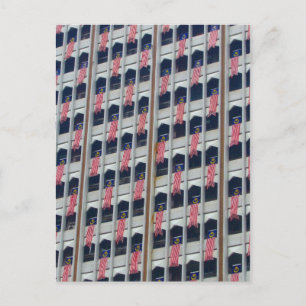 malaysische Fahnen Postkarte