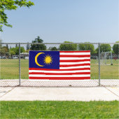 Malaysische Flagge Banner (Insitu)