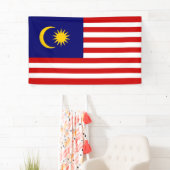 Malaysische Flagge Banner (Insitu)