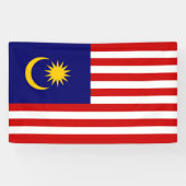 Malaysische Flagge Banner (Horizontal)