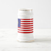 Malaysische Flagge Bierglas (Mittel)