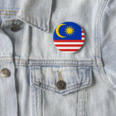 Malaysische Flagge Button (Beispiel)