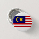 Malaysische Flagge, Flagge Button (Vorne & Hinten)
