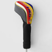 malaysische Flagge Gorgetic Patriotic Golf Headcover (angewinkelt)
