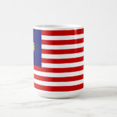 Malaysische Flagge Kaffeetasse (Mittel)
