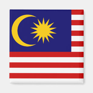 Malaysische Flagge Magnet
