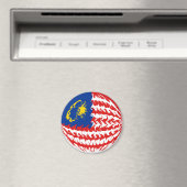 Malaysische Flagge Magnet (In Situ (Geschirrspüler))