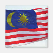 malaysische Flagge Magnet (Vorne)