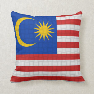 Malaysische Flagge Malaysias Kissen