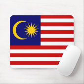 Malaysische Flagge Mousepad (Mit Mouse)