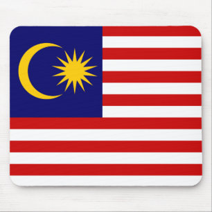 Malaysische Flagge Mousepad