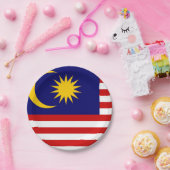 Malaysische Flagge Pappteller (Party)