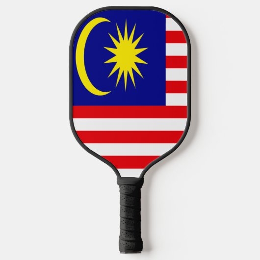 malaysische Flagge Pickleball Schläger (Vorderseite)