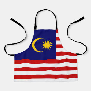 Malaysische Flagge Schürze