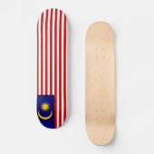 Malaysische Flagge Skateboard (Vorderseite)
