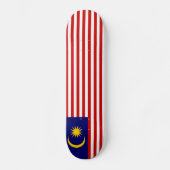 Malaysische Flagge Skateboard (Vorderseite)