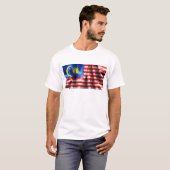 Malaysische Flagge T-Shirt (Vorne ganz)