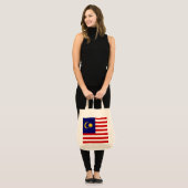 Malaysische Flagge Tragetasche (Vorderseite (Model))