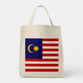 Malaysische Flagge Tragetasche (Rückseite)