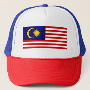 Malaysische Flagge Truckerkappe