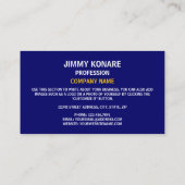 Malaysische Flagge und Wappen, Flagge Malaysias Visitenkarte (Rückseite)