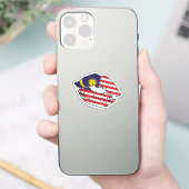 Malaysische Lipstick-Liebe Aufkleber (Telefon)