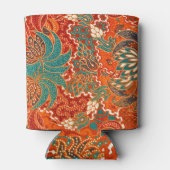 Malaysischer Batik: Schönes Kunstmuster. Dosenkühler (Rückseite)