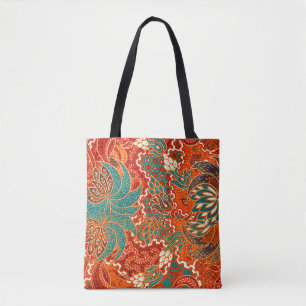 Malaysischer Batik: Schönes Kunstmuster. Tasche