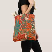 Malaysischer Batik: Schönes Kunstmuster. Tasche (Von Nahem)