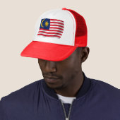 Malaysischer Flaggenhut Truckerkappe (Beispiel)