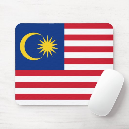 Malaysischer Flaggenmousepad Mousepad (Mit Mouse)