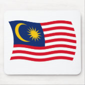 Malaysischer Flaggenmousepad Mousepad (Vorne)