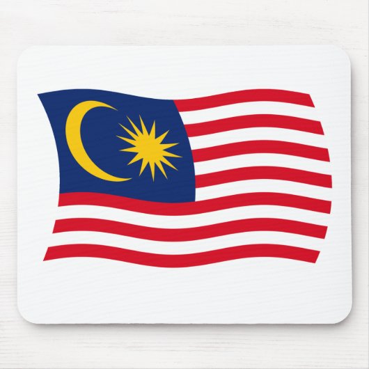 Malaysischer Flaggenmousepad Mousepad (Vorne)