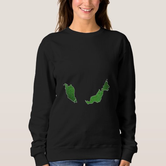 Malaysischer Fußballplatz Sweatshirt (Vorderseite)