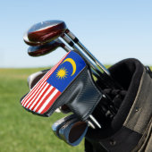 Malaysischer Malay Flagge Jalur Gemilang Golf Headcover (In Situ)