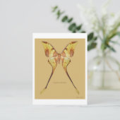 Malaysischer Moon Moth Postkarte (Stehend Vorderseite)