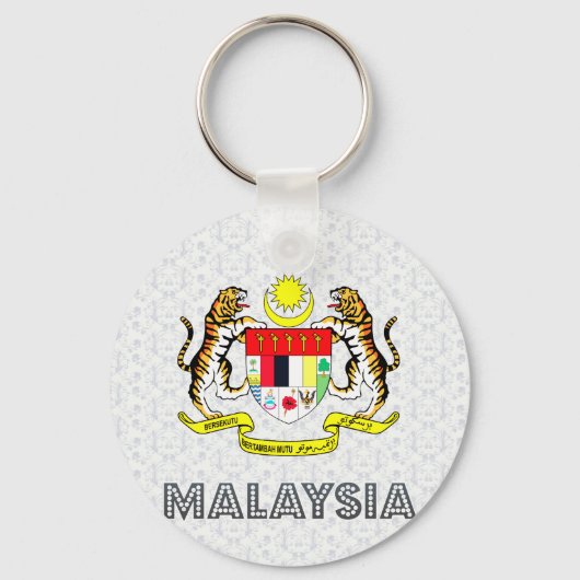 Malaysischer Wappen Schlüsselanhänger (Vorderseite)